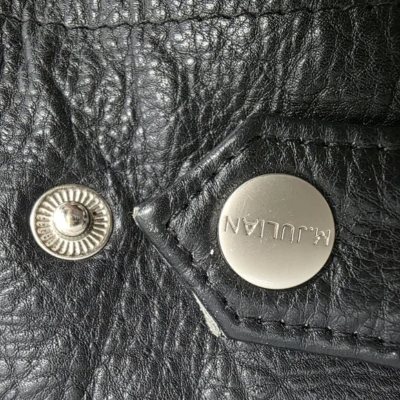 Vintage Wilsons Leather M.Julian Racer Biker Jacket - Picture 9 of 9